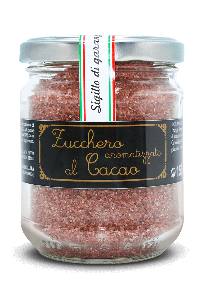 Zucchero aromatizzato al cacao - 150gr/550gr